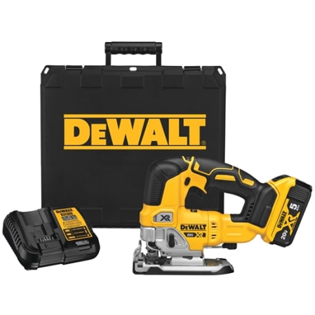 DEWALT 20V MAX XR Cordless Jigsaw Kit, 5.0 Ah