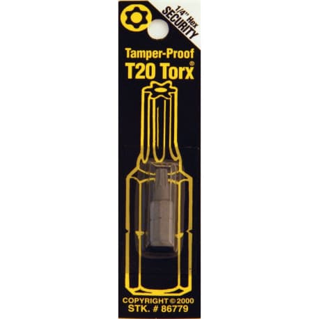 Best Way Tools T20 Tamper-Proof Torx Security Bit