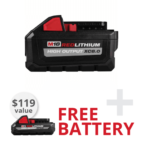 Milwaukee M18 REDLITHUM 18 Volt Lithium-Ion 8.0 Ah High Output XC8