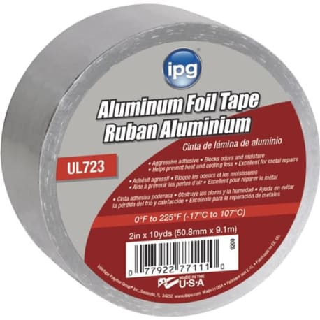 Intertape 2 In. X 10 Yd. Ul723 Aluminum Foil Tape