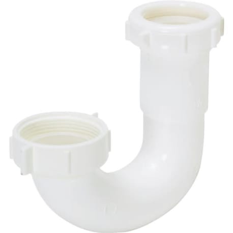 Do it Best 1-1/2 x 1-1/4 Inch White Plastic J-Bend