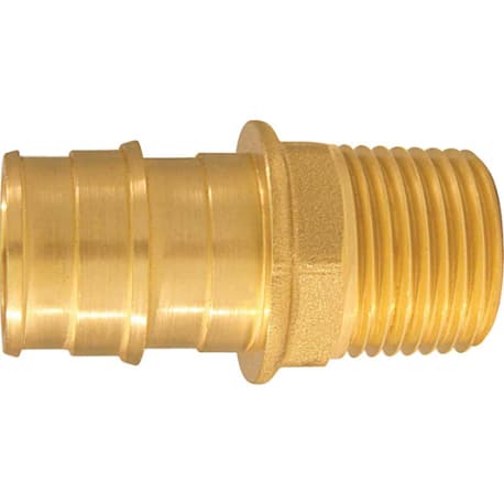 Apollo Valves 3/4 x 1/2-In. Brass Insert Fitting MIP Type A Adapter