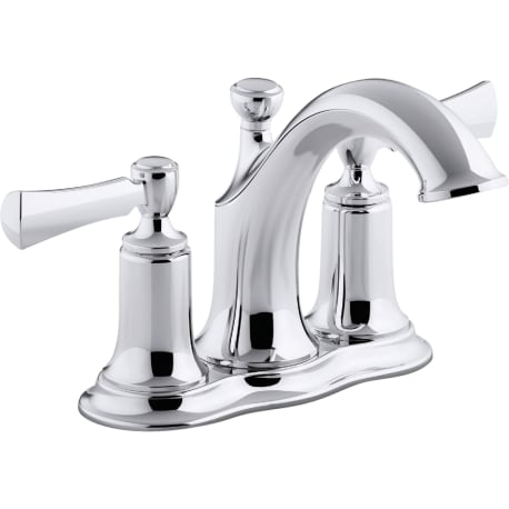 Kohler Elliston Two Handle Lever Centerset Bathroom Faucet, Chrome