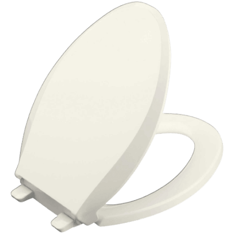 Kohler Cachet Quiet-Close Biscuit Elongated Toilet Seat