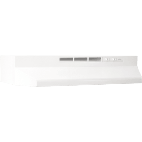 Broan 24", White, Under Cabinet Hood, Non-ducted