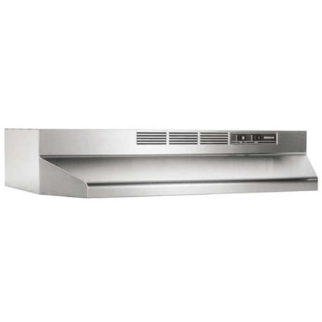 Broan 24", Stainless Steel, Under Cabinet Hood, Non-ducted