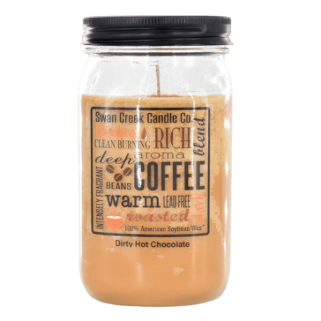 Swan Creek Dirty Hot Chocolate Pantry Jar Candle, 12 oz.