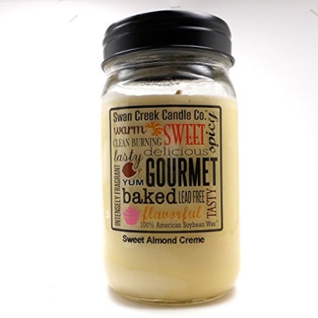 Swan Creek Sweet Almond Cream Jar Candle, 12 oz.