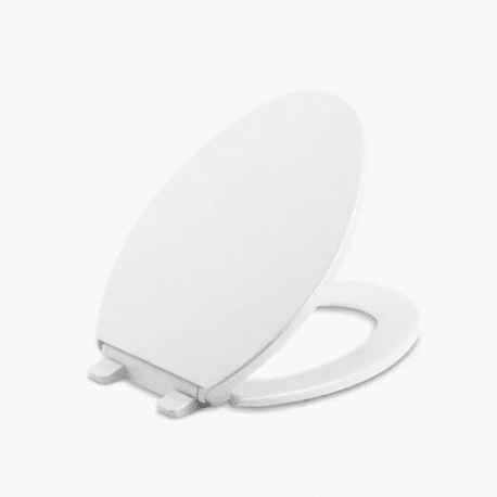 Kohler Brevia Quick-Release White Elongated Toilet Seat