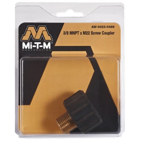 Mi-T-M 3/8M x "M22 Screw Coupler