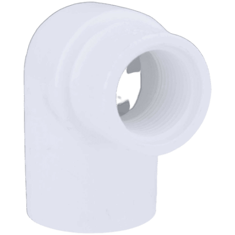 Charlotte Pipe Schedule 40 90 Deg. PVC Elbow, 1 In. Slip x 3/4 In. Female