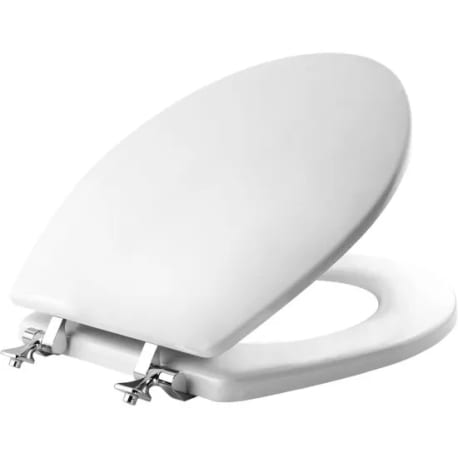 Mayfair Edgewater Round White Toilet Seat