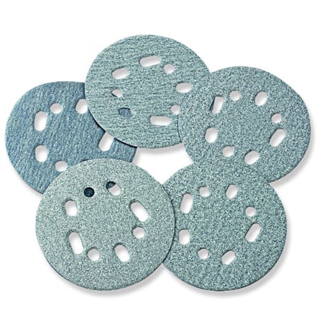 Norton 3X Hook & Sand Discs 5 in. x 80-Grit 10-Pack