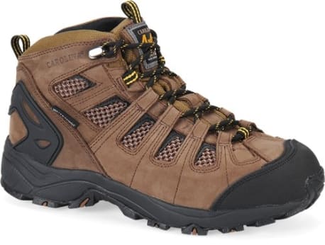 Carolina Men's Quad Dark Brown Waterproof Hiker Boots, Size 13EE