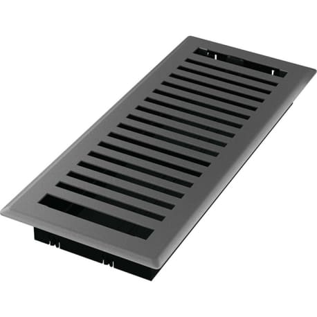 Imperial Montezuma Gray Granite Steel Floor Register, 4 In. x 12 In.