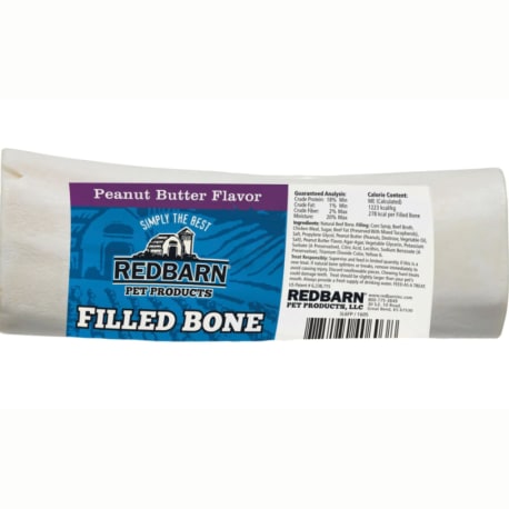 Redbarn Peanut Butter Flavor Filled Dog Bone, 5 in.