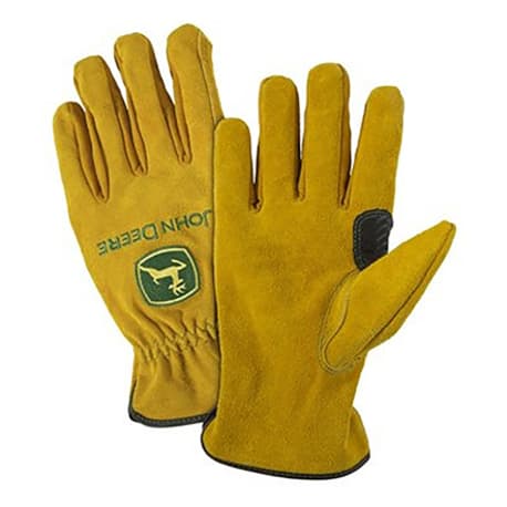 John Deere Split Cowhide Driver Gloves, XL