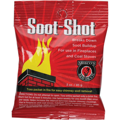 Meeco's Red Devil Stick Soot-Shot Soot Remover, 3 oz.