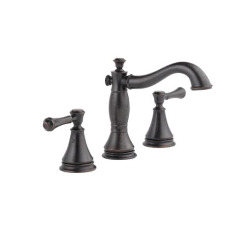 Delta Cassidy Venetian Bronze Two Handle Widespread Bathroom Faucet