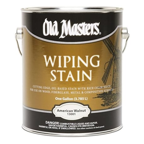 Old Masters American Walnut Oil Base Wiping Stain, 1 Gallon