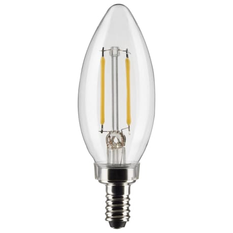 Satco 3 Watt B11 LED Clear Candelabra Base Light Bulb