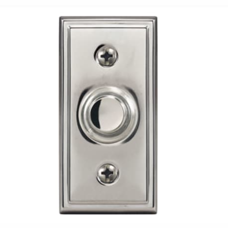 Heath Zenith Wired Nickel LED Doorbell Push Button