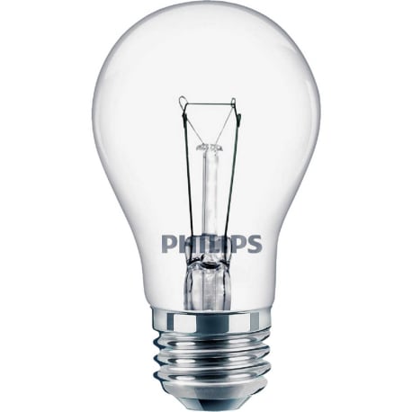 Philips 40 Watt A15 Medium Incandescent Appliance Light Bulb, 2-Pack