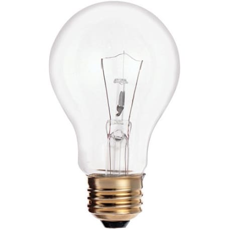 Satco 25 Watt A19 Incandescent Clear Medium Base Light Bulb, 2-Pack