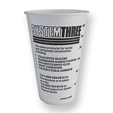 System Three 12 oz. Graduated Mixing Cups, 100-Pack