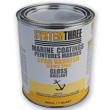 System Three Spar Varnish Gloss , 1 Quart