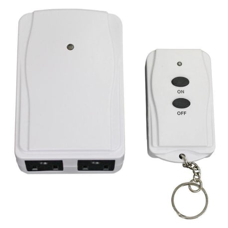 Prime Wire & Cable Indoor Wireless 2-Outlet Remote Control with Transmitter