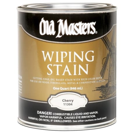 Old Masters Cherry Oil Base Wiping Stain, 1/2 Pint