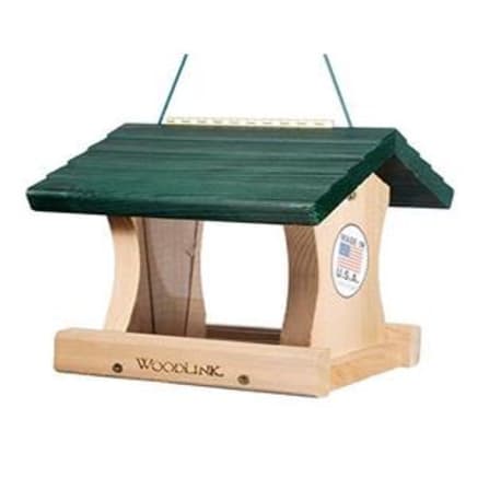 WoodLink Small Green Roof Cedar Garden Roof Feeder, 9.5 in.