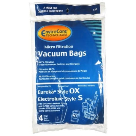 EnviroCare Eureka Ox/Electrolux Style S Vacuum Bag, 3-Pack