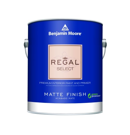 Benjamin Moore Regal Select 01 Matte Interior Paint, 1 Gallon
