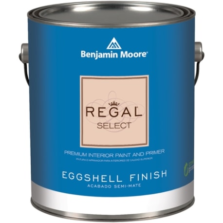 Benjamin Moore Regal Select 01 Eggshell Interior Paint, 1 Gallon