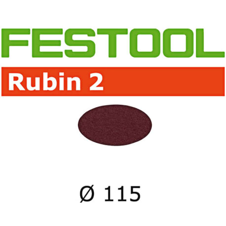 Festool 499085 Rubin 2 115mm P40 Disc Abrasives, 50 ct