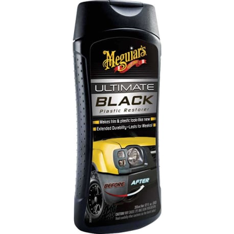Meguiars 12 Oz. Liquid Ultimate Black Plastic Restorer & Detailer
