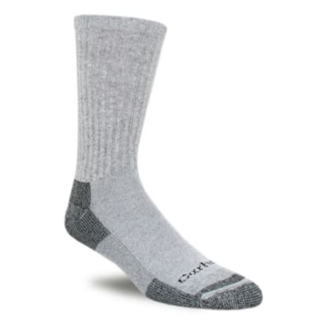 Carhartt Men's Medium Gray Cotton Crew Work Socks 3-Pack