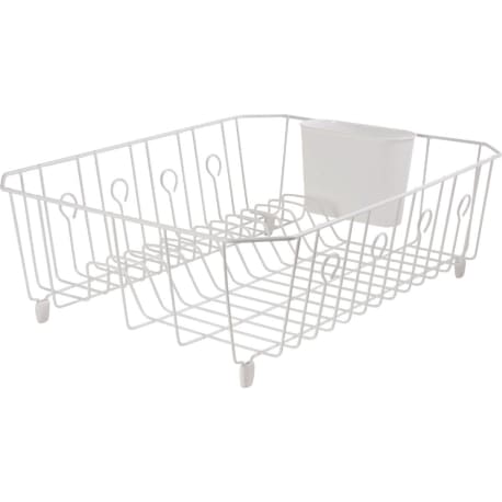 White Wire Dish Drying Rack