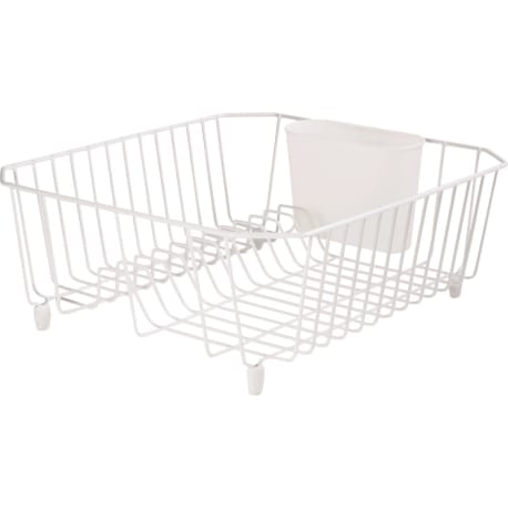 Rubbermaid White Wire Sink Dish Drainer, 12.49 x 14.31 in.