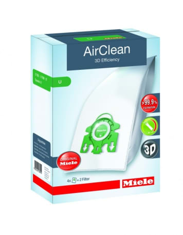 Miele Airclean 3D Efficiency Filter Bags Type U