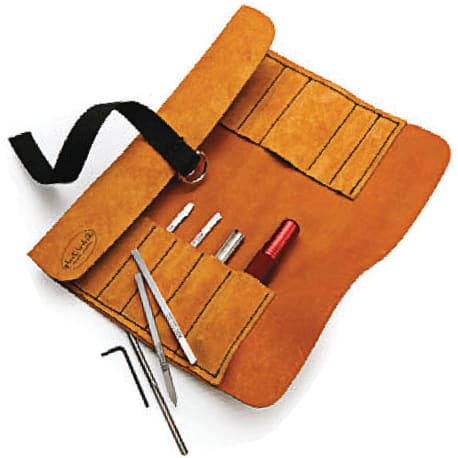 Sorby Modular Micro Tool Turning Set with Leather Tool Roll