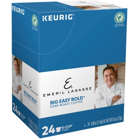 Emeril's Big Easy Bold Coffee K-Cup Pods for Keurig, 24-Pack