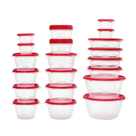 Rubbermaid TakeAlongs Twist Top 1-Cup Food Storage Containers, 4-Pc. Set