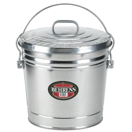 Behrens Galvanized Garbage Can, 6 gal.