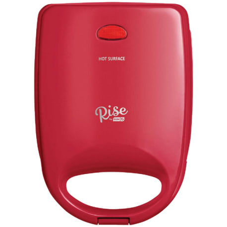 Rise By Dash Red Waffle Bowl Maker