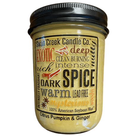 Swan Creek Citrus Pumpkin & Ginger Pantry Jar Candle, 12 oz.