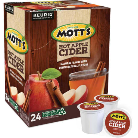 Mott's Hot Apple Cider K-Cups for Keurig, 24-Count