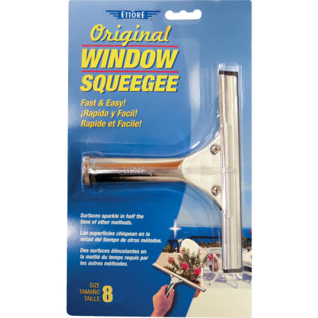 Ettore Original Window Squeegee, 8 in.